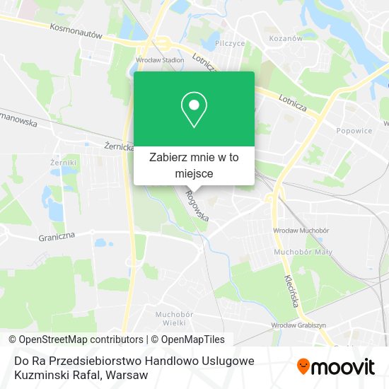 Mapa Do Ra Przedsiebiorstwo Handlowo Uslugowe Kuzminski Rafal