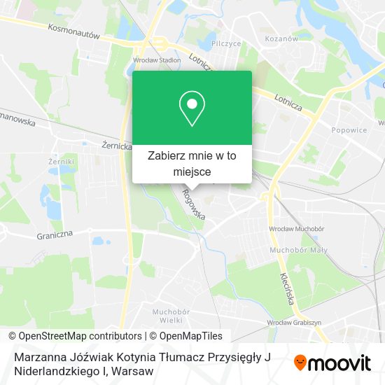 Mapa Marzanna Jóźwiak Kotynia Tłumacz Przysięgły J Niderlandzkiego I