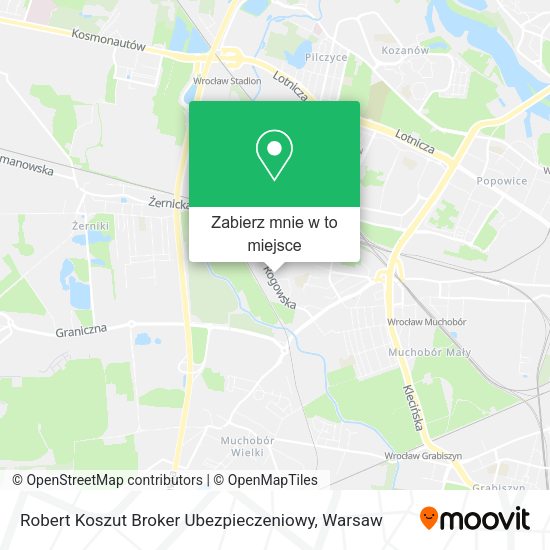 Mapa Robert Koszut Broker Ubezpieczeniowy