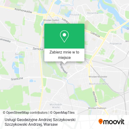 Mapa Usługi Geodezyjne Andrzej Szczykowski Szczykowski Andrzej