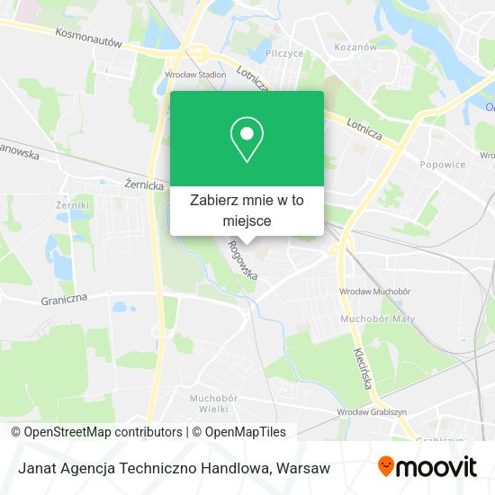 Mapa Janat Agencja Techniczno Handlowa