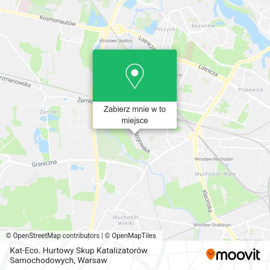 Mapa Kat-Eco. Hurtowy Skup Katalizatorów Samochodowych