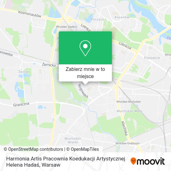 Mapa Harmonia Artis Pracownia Koedukacji Artystycznej Helena Hadaś