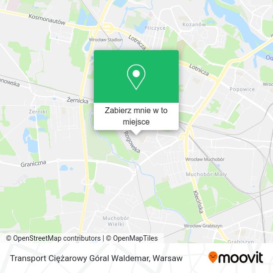 Mapa Transport Ciężarowy Góral Waldemar