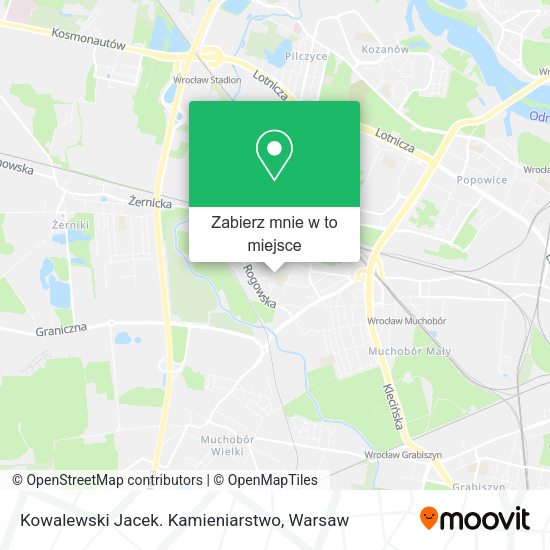 Mapa Kowalewski Jacek. Kamieniarstwo