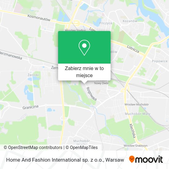 Mapa Home And Fashion International sp. z o.o.