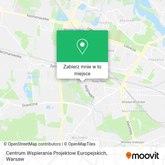 Mapa Centrum Wspierania Projektow Europejskich