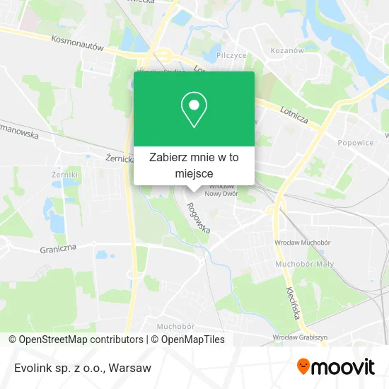 Mapa Evolink sp. z o.o.