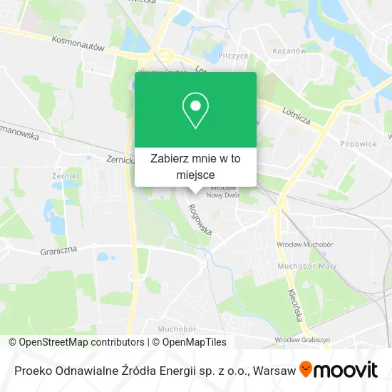 Mapa Proeko Odnawialne Źródła Energii sp. z o.o.