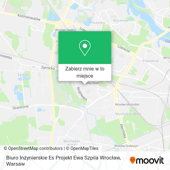 Mapa Biuro Inżynierskie Es Projekt Ewa Szpila Wrocław