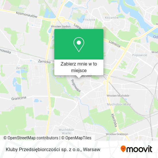 Mapa Kluby Przedsiębiorczości sp. z o.o.