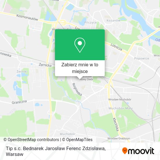 Mapa Tip s.c. Bednarek Jarosław Ferenc Zdzisława