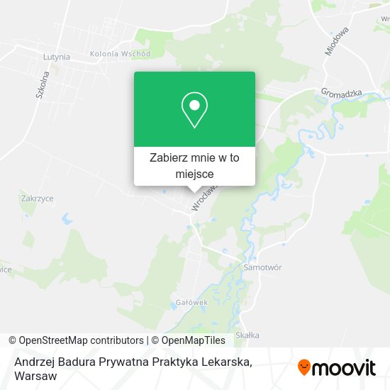 Mapa Andrzej Badura Prywatna Praktyka Lekarska