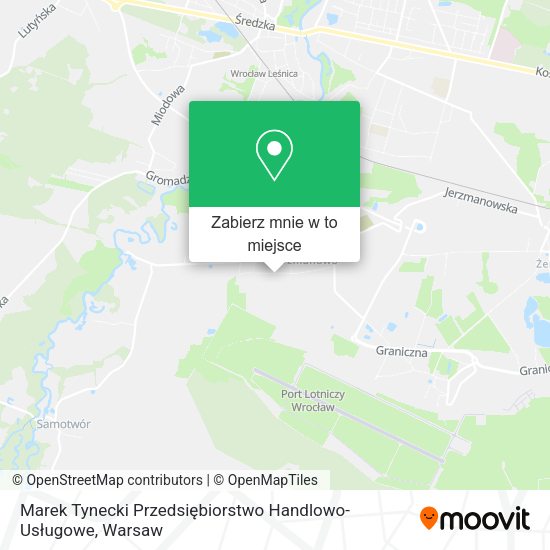 Mapa Marek Tynecki Przedsiębiorstwo Handlowo-Usługowe