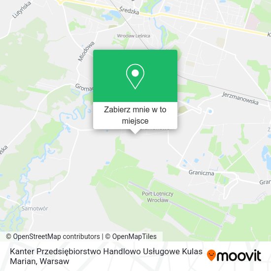 Mapa Kanter Przedsiębiorstwo Handlowo Usługowe Kulas Marian