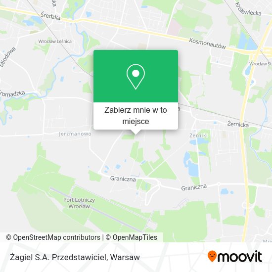 Mapa Żagiel S.A. Przedstawiciel