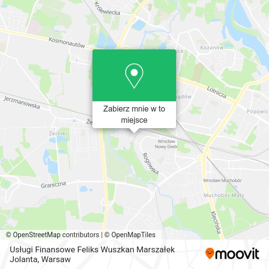 Mapa Usługi Finansowe Feliks Wuszkan Marszałek Jolanta