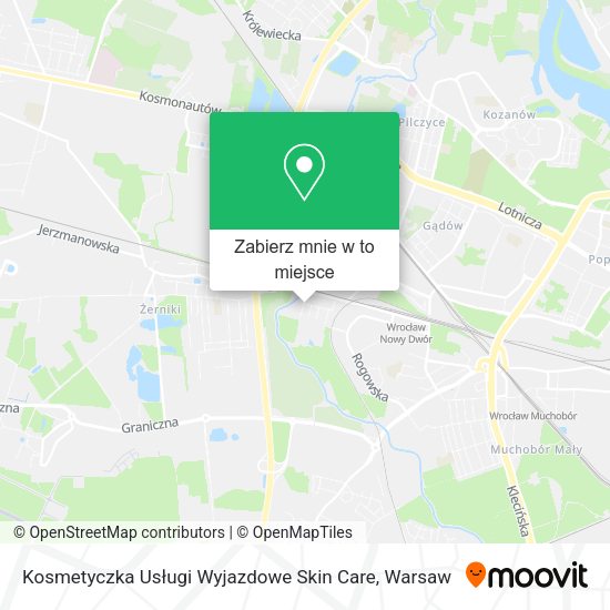 Mapa Kosmetyczka Usługi Wyjazdowe Skin Care