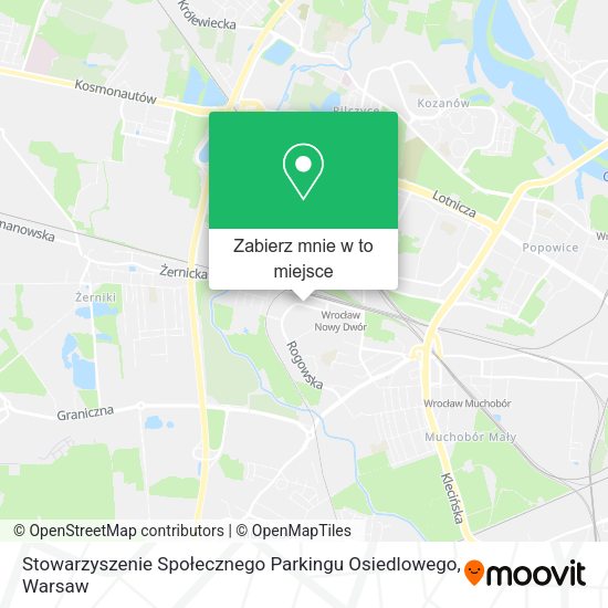 Mapa Stowarzyszenie Społecznego Parkingu Osiedlowego