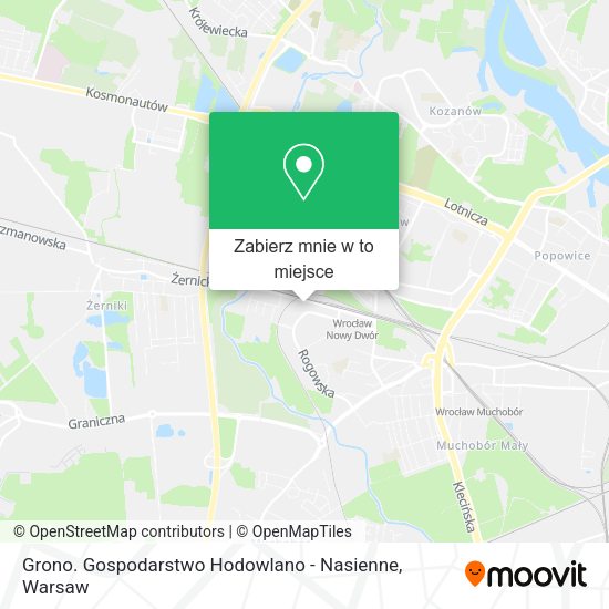 Mapa Grono. Gospodarstwo Hodowlano - Nasienne