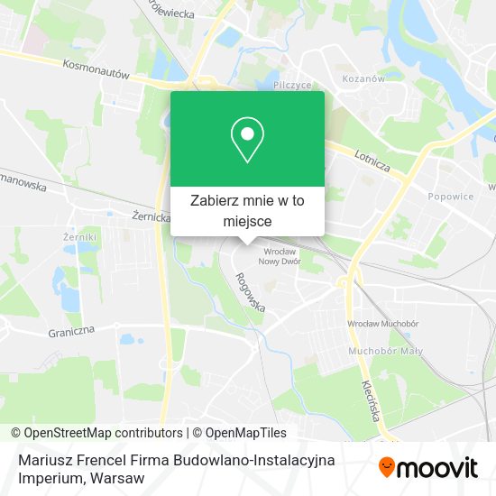 Mapa Mariusz Frencel Firma Budowlano-Instalacyjna Imperium