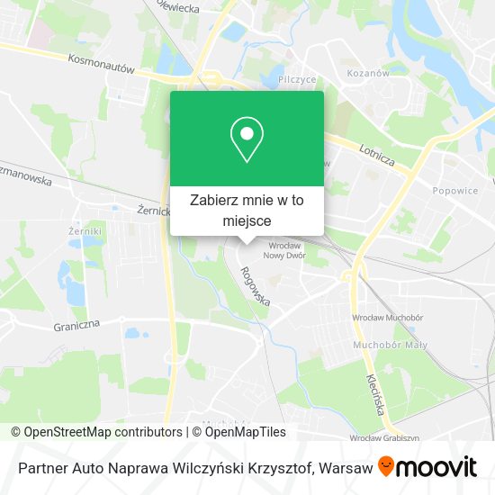 Mapa Partner Auto Naprawa Wilczyński Krzysztof