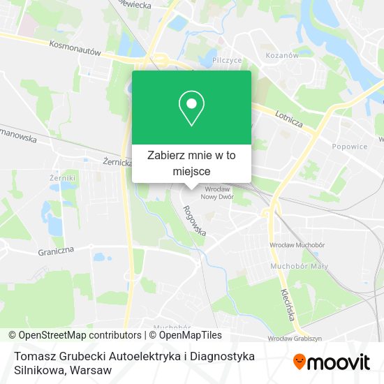 Mapa Tomasz Grubecki Autoelektryka i Diagnostyka Silnikowa