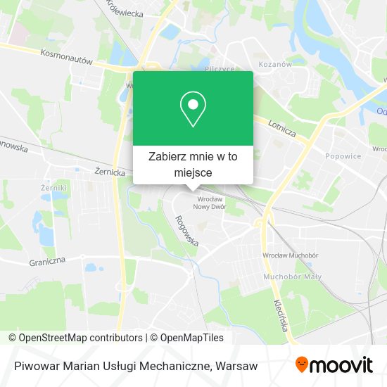 Mapa Piwowar Marian Usługi Mechaniczne