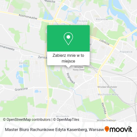 Mapa Master Biuro Rachunkowe Edyta Kasenberg