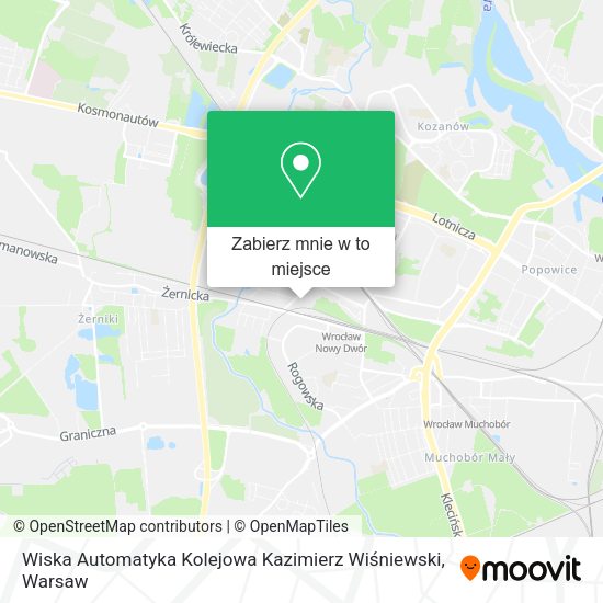 Mapa Wiska Automatyka Kolejowa Kazimierz Wiśniewski