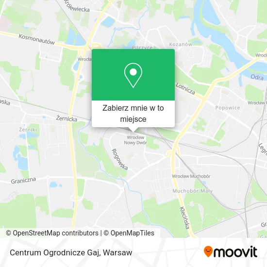 Mapa Centrum Ogrodnicze Gaj