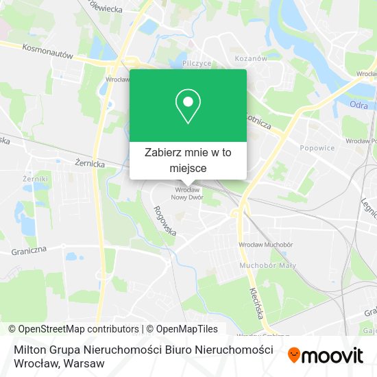 Mapa Milton Grupa Nieruchomości Biuro Nieruchomości Wrocław