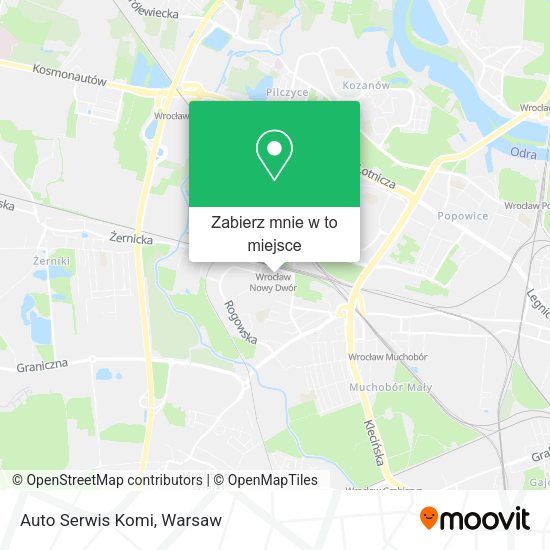 Mapa Auto Serwis Komi