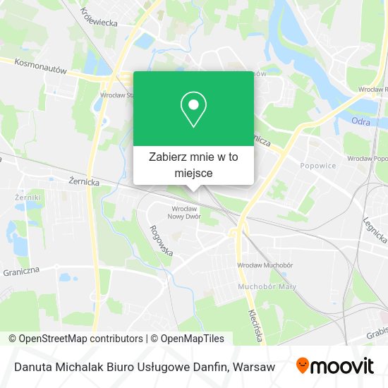 Mapa Danuta Michalak Biuro Usługowe Danfin