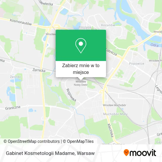 Mapa Gabinet Kosmetologii Madame