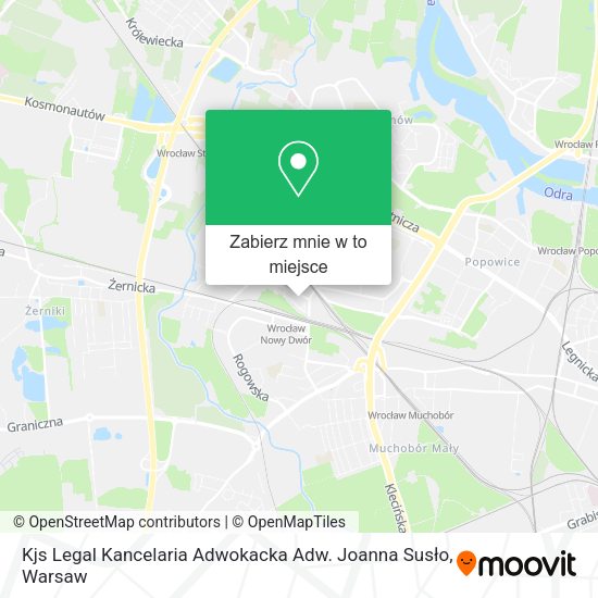 Mapa Kjs Legal Kancelaria Adwokacka Adw. Joanna Susło