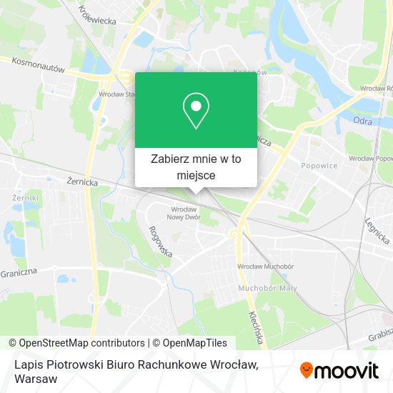 Mapa Lapis Piotrowski Biuro Rachunkowe Wrocław