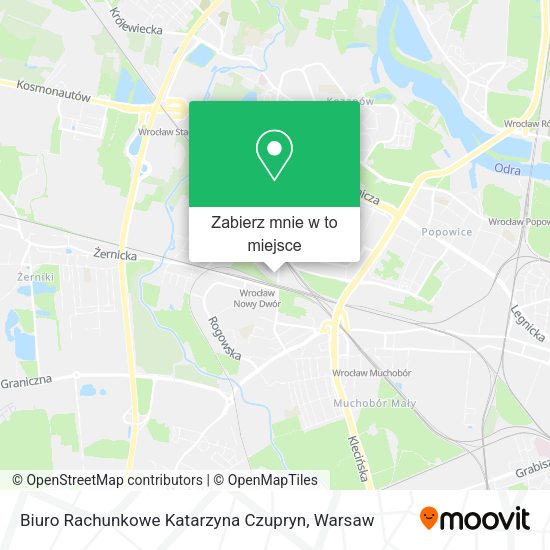 Mapa Biuro Rachunkowe Katarzyna Czupryn