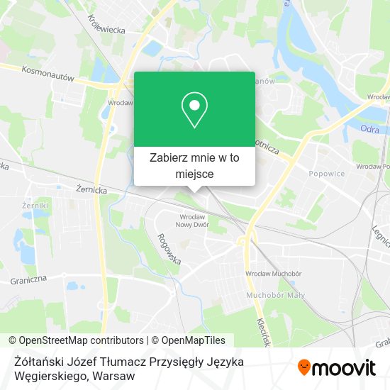 Mapa Żółtański Józef Tłumacz Przysięgły Języka Węgierskiego