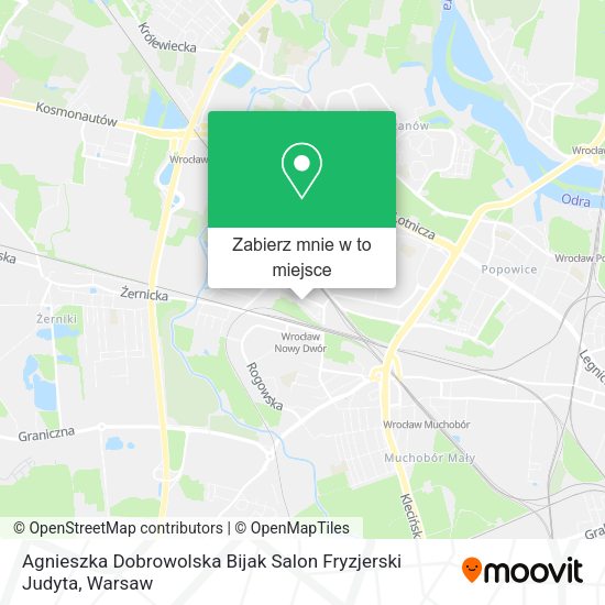 Mapa Agnieszka Dobrowolska Bijak Salon Fryzjerski Judyta