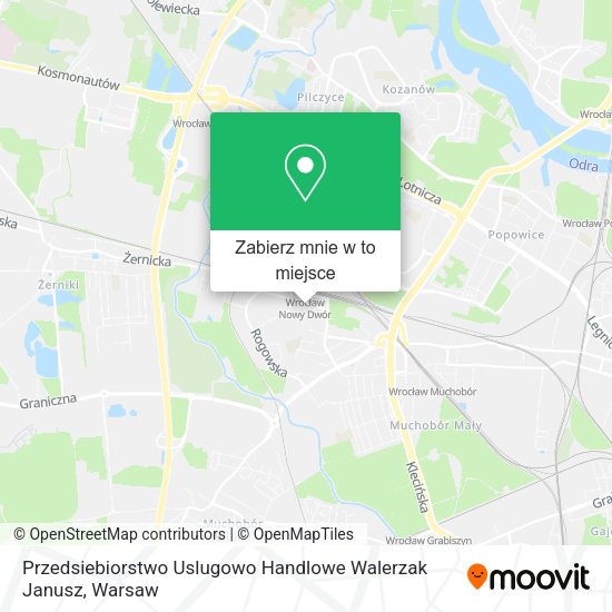 Mapa Przedsiebiorstwo Uslugowo Handlowe Walerzak Janusz