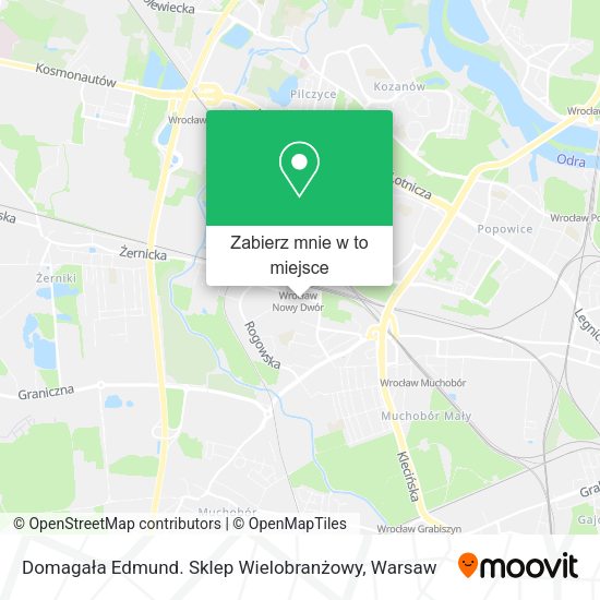 Mapa Domagała Edmund. Sklep Wielobranżowy