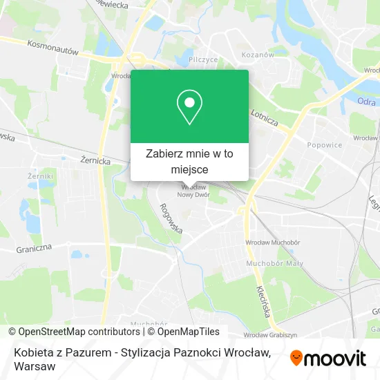 Mapa Kobieta z Pazurem - Stylizacja Paznokci Wrocław