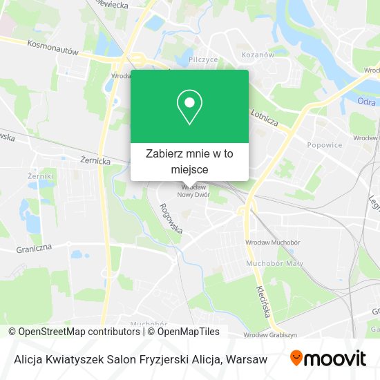 Mapa Alicja Kwiatyszek Salon Fryzjerski Alicja