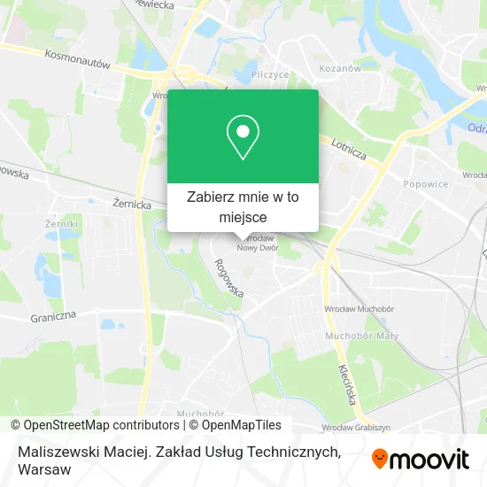 Mapa Maliszewski Maciej. Zakład Usług Technicznych