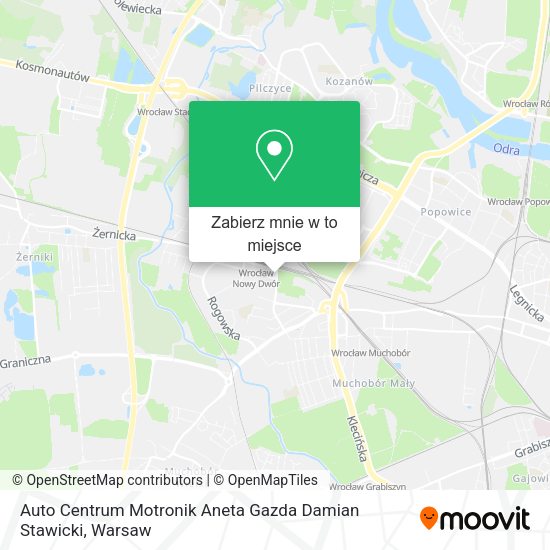 Mapa Auto Centrum Motronik Aneta Gazda Damian Stawicki