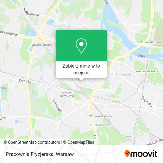 Mapa Pracownia Fryzjerska