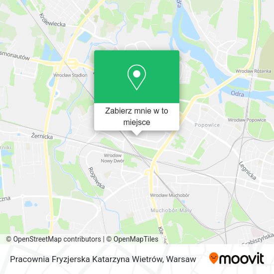 Mapa Pracownia Fryzjerska Katarzyna Wietrów