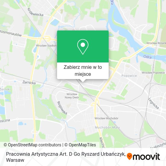 Mapa Pracownia Artystyczna Art. D Go Ryszard Urbańczyk