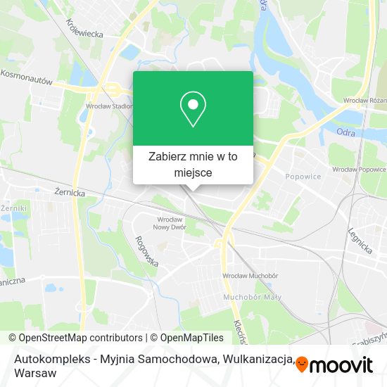 Mapa Autokompleks - Myjnia Samochodowa, Wulkanizacja